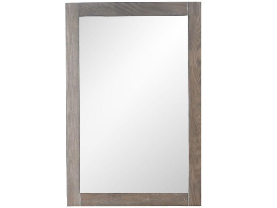 Wlf Series Sink Vanity Brown Wall Mirror Vertical