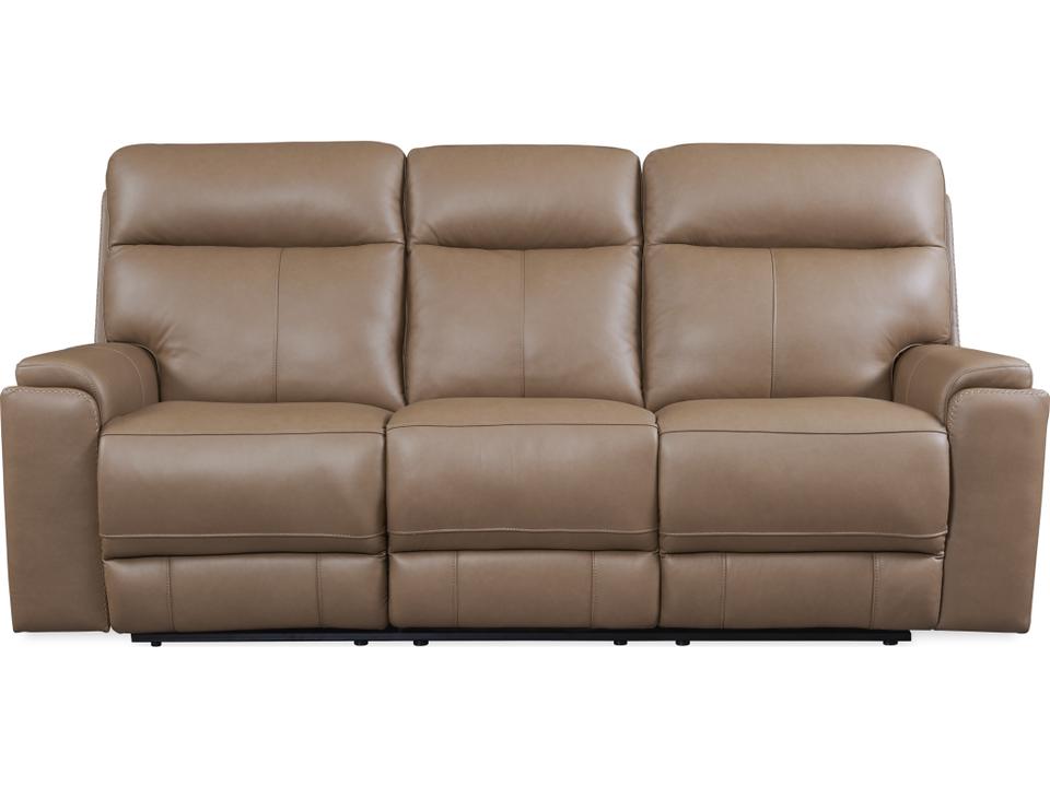 Bryant Power Reclining Sofa in Tuscan Tan Top-Grain Leather