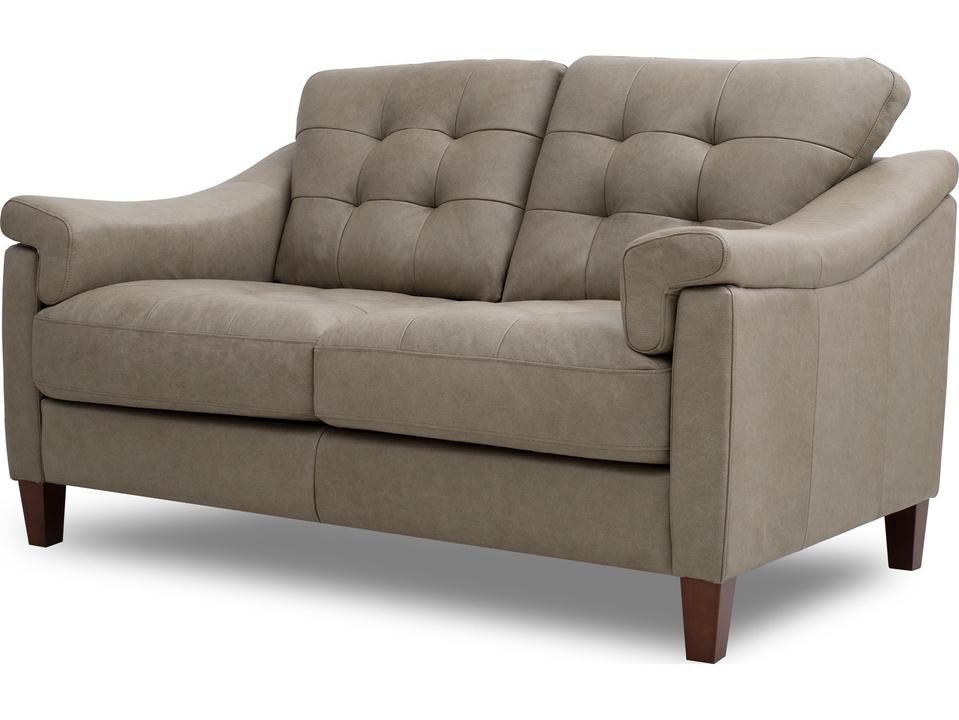 Ellis Green Tan Loveseat