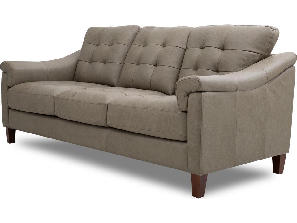 Ellis Green Tan Sofa