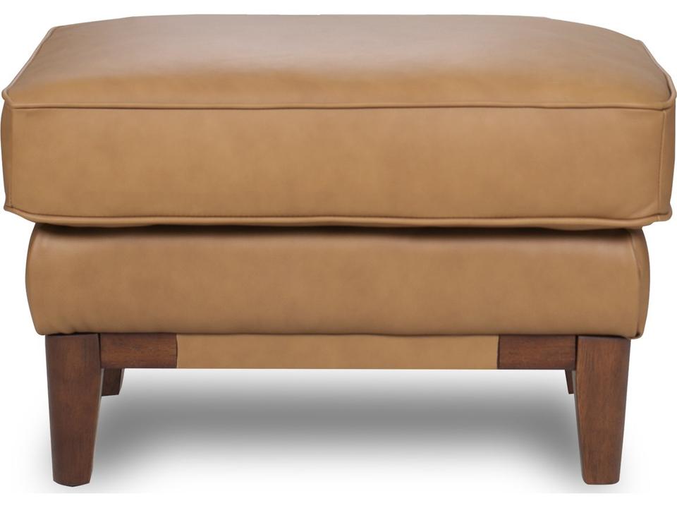 Pendry Carmel Saddle Tan Ottoman