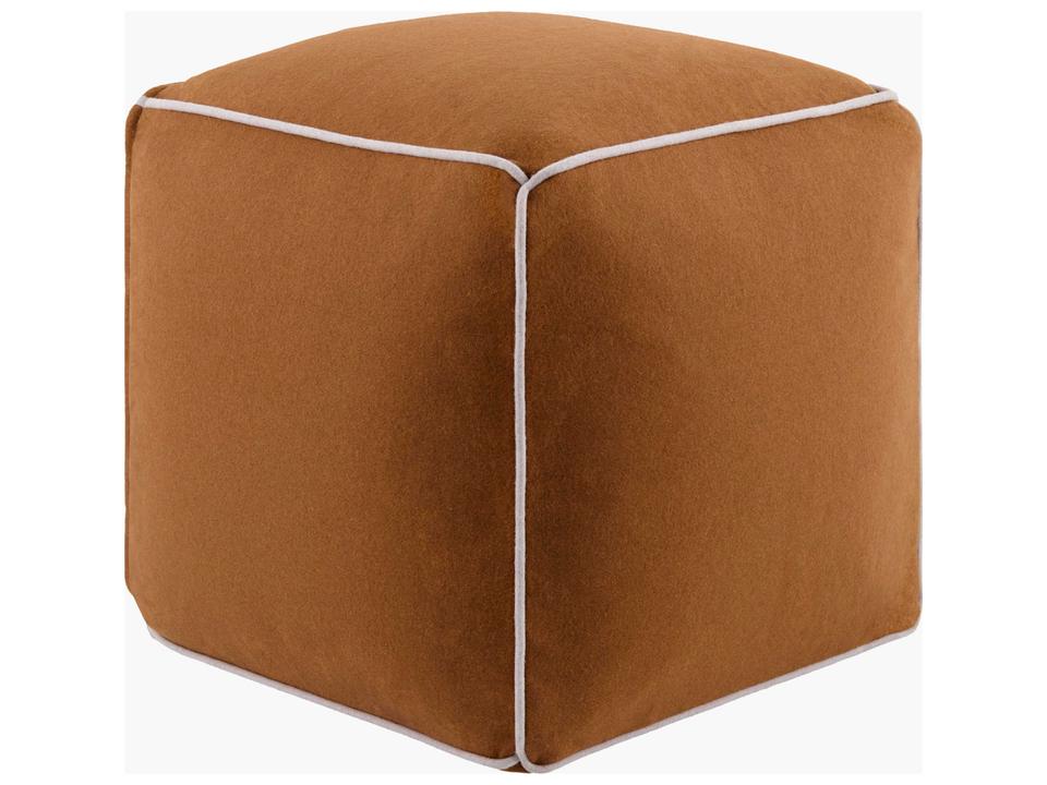 Ackerly Tan Upholstered Ottoman