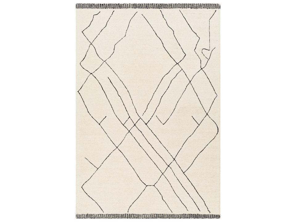 Arsenal Hand Tufted Geometric Wool Area Rug