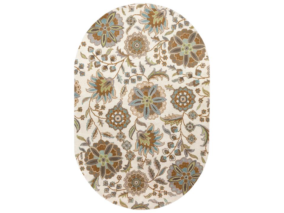 Athena Floral Hand-Tufted Wool Area Rug