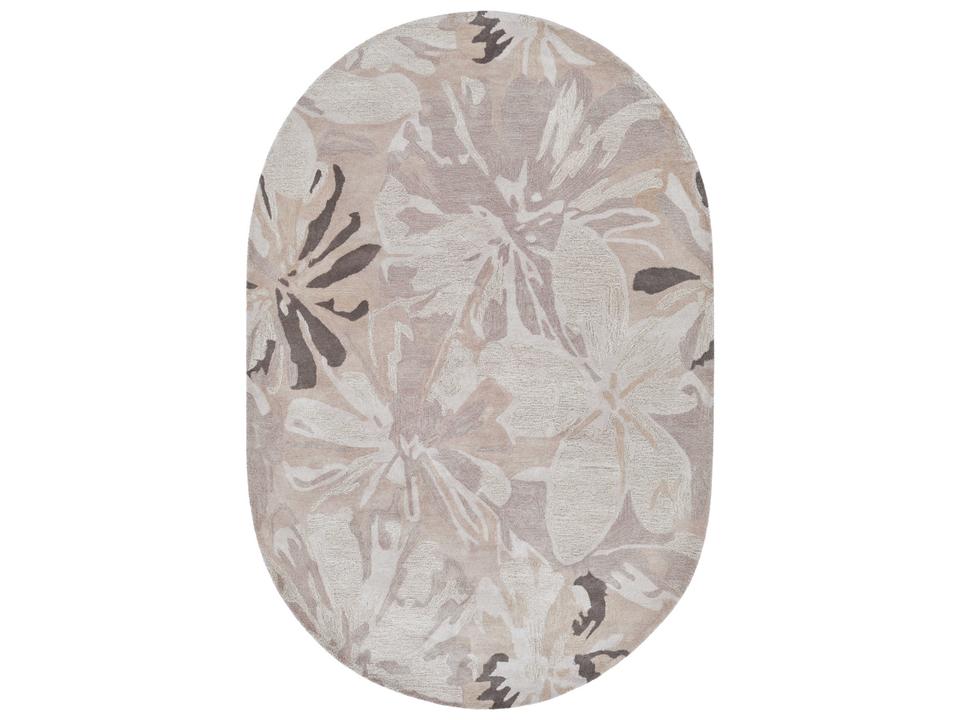 Athena Hand Tufted Wool Area Rug with Floral Pattern