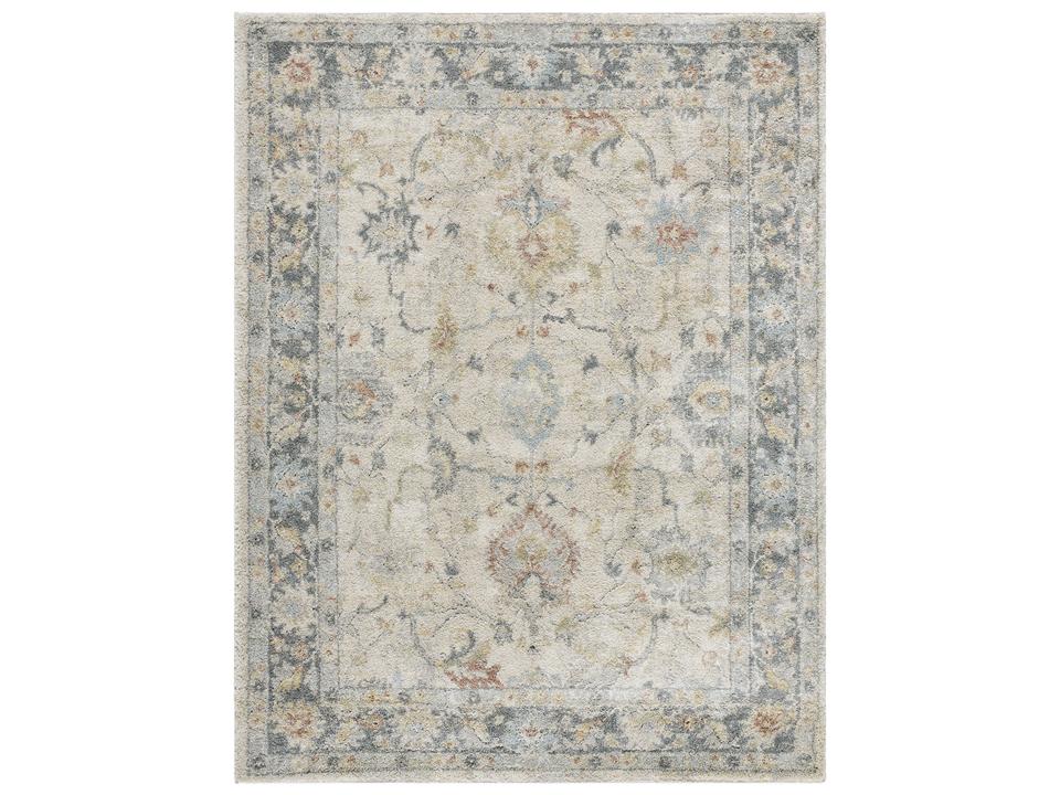 Avellino Machine Woven Area Rug in Light Beige