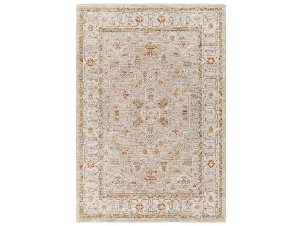 Livabliss Avant Garde Machine Woven Area Rug in Multi-Color with Fringe