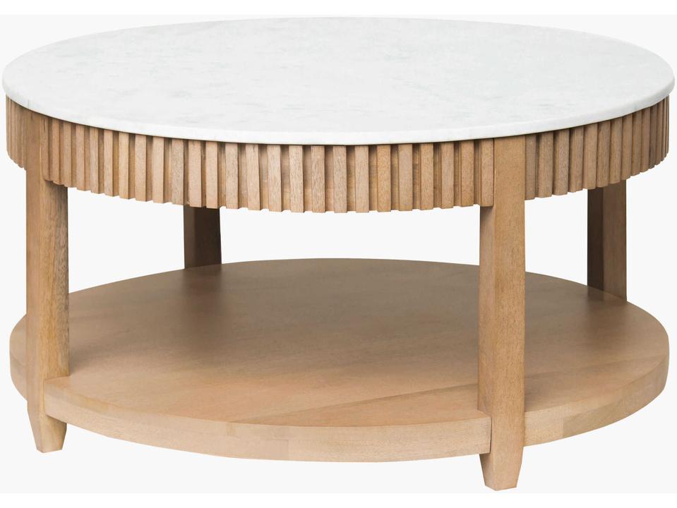 Rosemary Round Marble Coffee Table