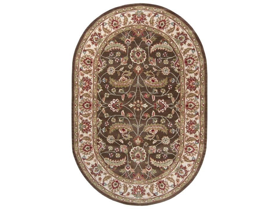 Caesar Floral Hand Tufted Wool Area Rug