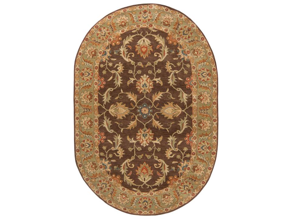 Caesar Floral Hand-Tufted Wool Area Rug