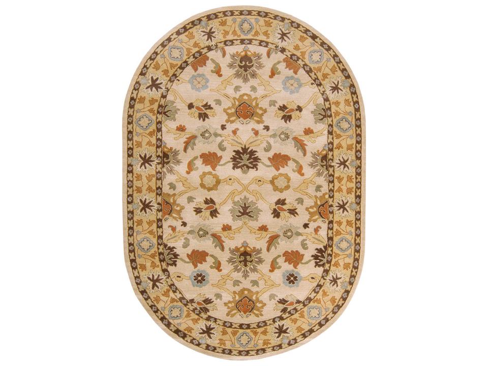 Caesar Floral Hand Tufted Wool Area Rug