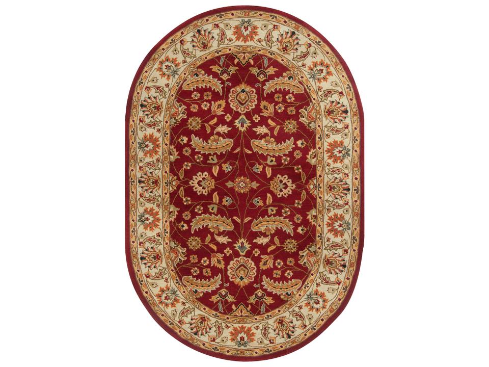Caesar Floral Hand Tufted Wool Area Rug