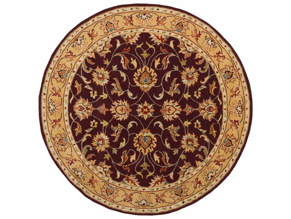 Caesar Floral Hand Tufted Wool Area Rug