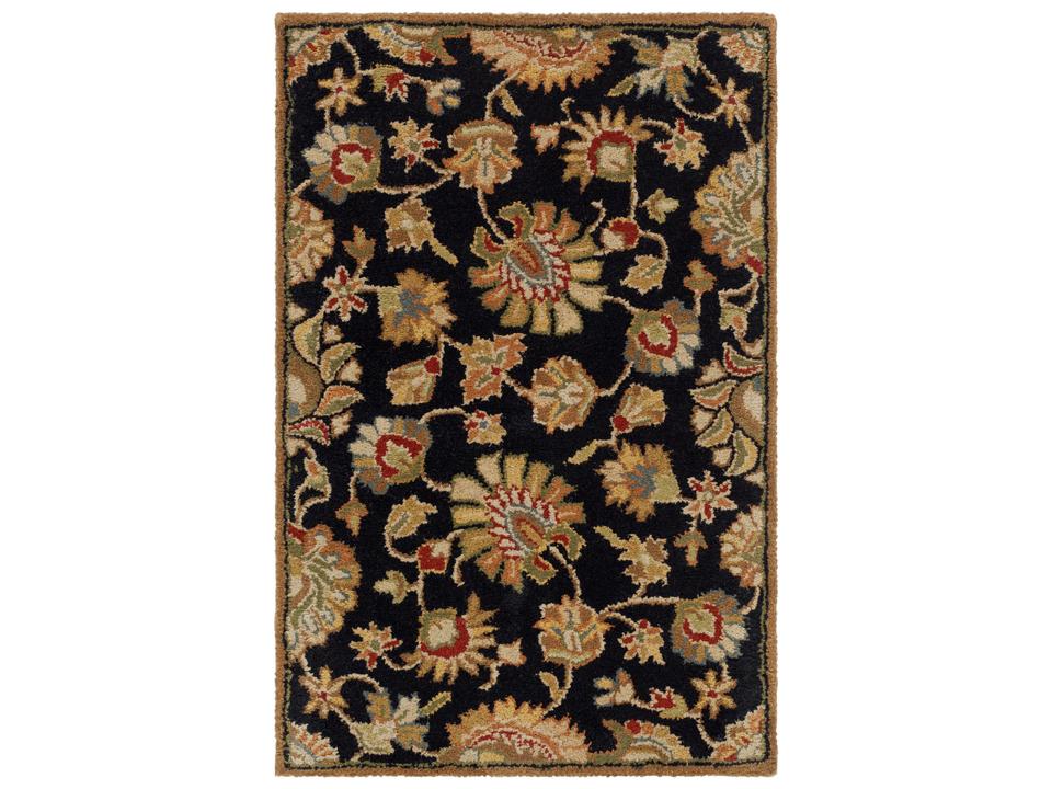 Caesar Traditional Floral Hand Tufted Wool Area Rug