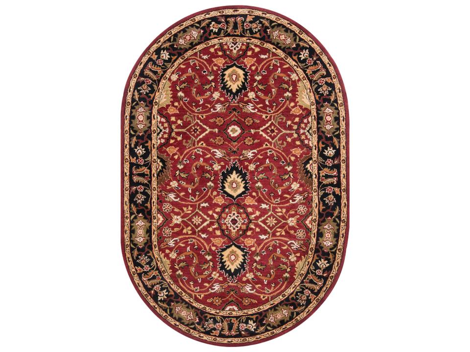 Caesar Floral Area Rug Hand Tufted Wool