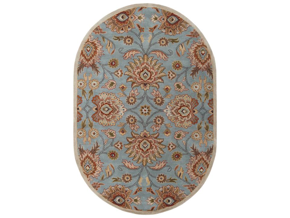 Caesar Floral Hand Tufted Wool Area Rug