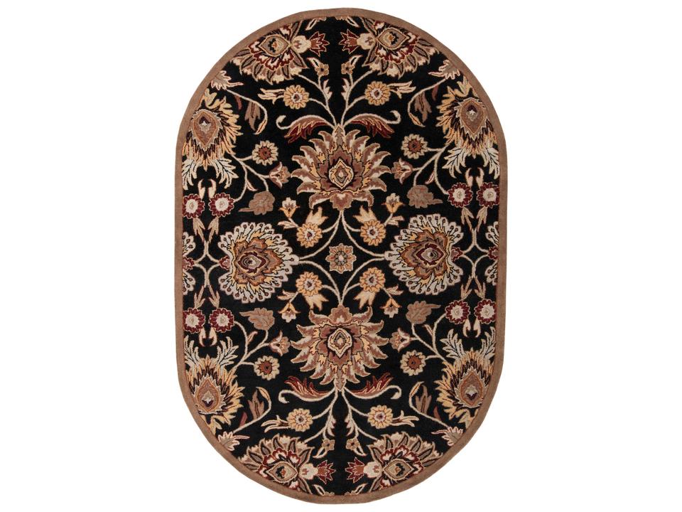 Caesar Traditional Floral Hand-Tufted Wool Area Rug