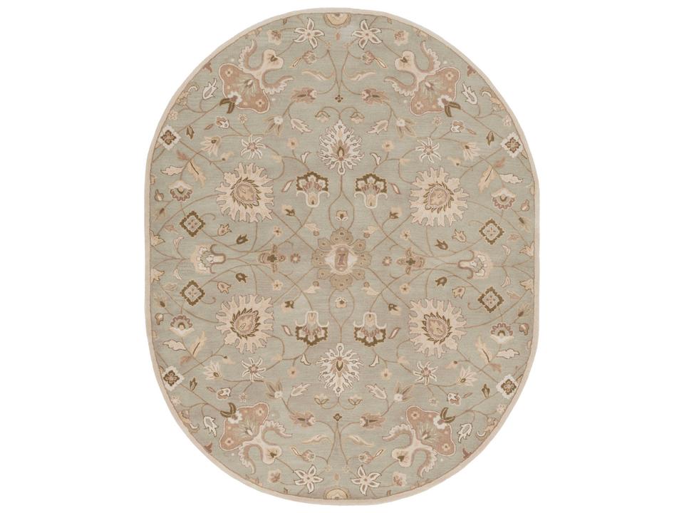 Caesar Traditional Floral Hand-Tufted Wool Area Rug