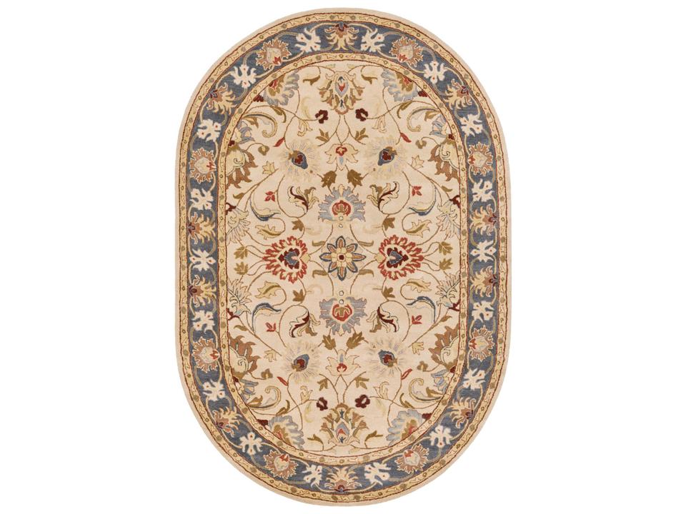Caesar Floral Hand-Tufted Wool Area Rug