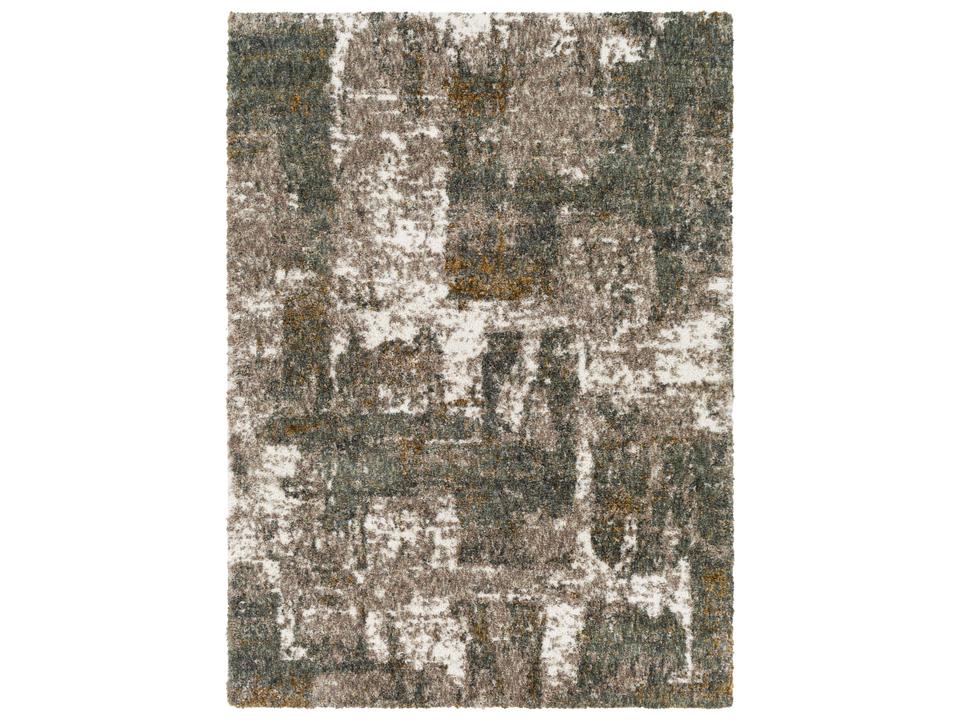 Celestial Shag Abstract Area Rug Plush High-Low Pile