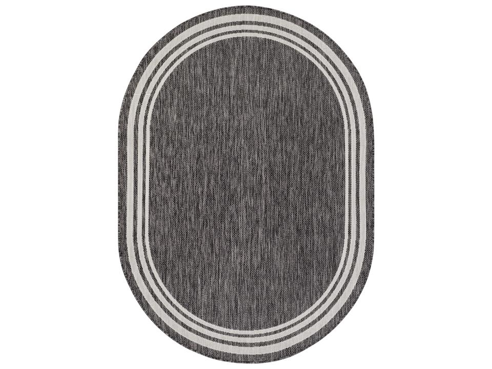 Eagean Bordered Indoor Outdoor Area Rug