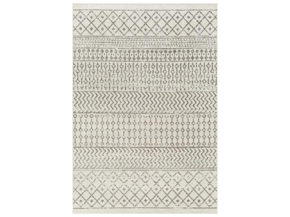 Elaziz Geometric Machine Woven Indoor Runner Area Rug