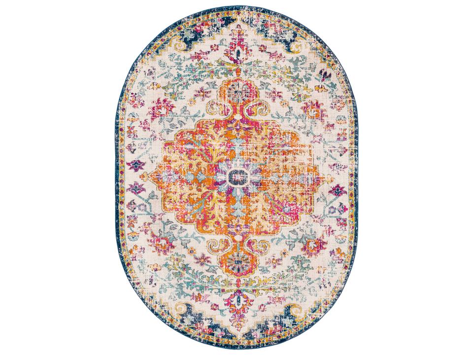 Harput Traditional Floral Area Rug