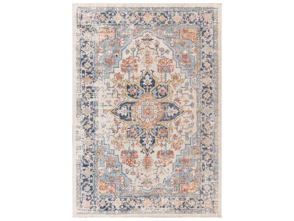 Huntington Beach Bordered Indoor Outdoor Area Rug