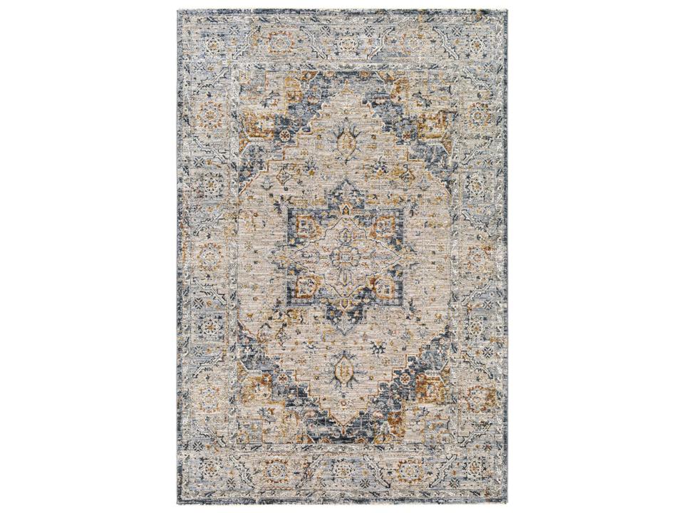 Laila Oriental Area Rug Machine Woven Polyester