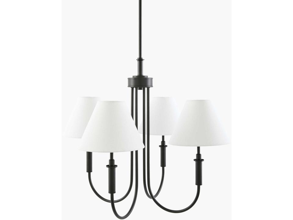 Montclaire 4-Light Black Chandelier