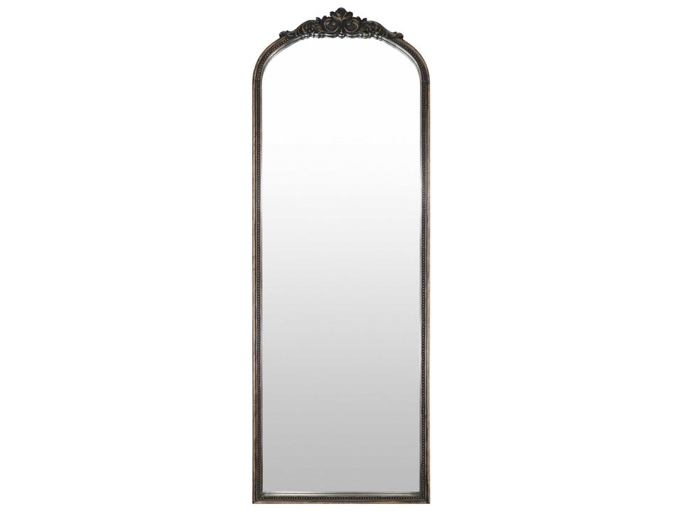 Noya Antiqued Brown Floor Mirror