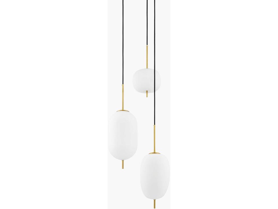 Redon 3-Light Brass Chandelier