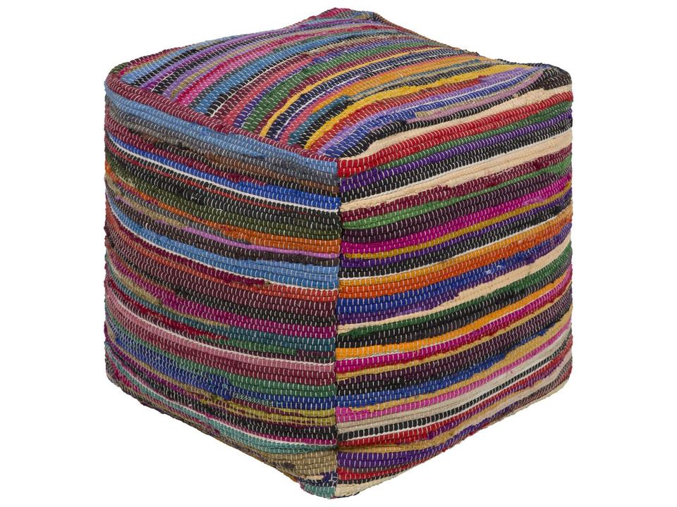 Renzo Beige Upholstered Ottoman
