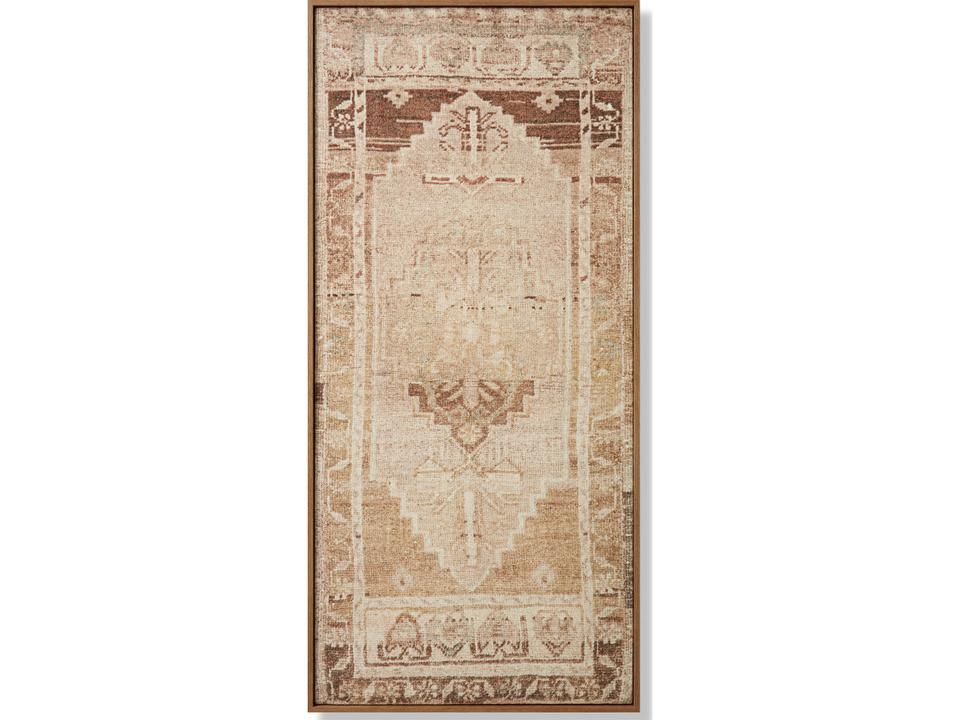 Loloi Ivory / Brown Wall Art Canvas Wall Art