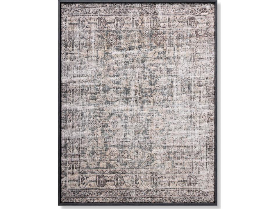 Loloi Verde Green / Multi Wall Art Canvas Wall Art
