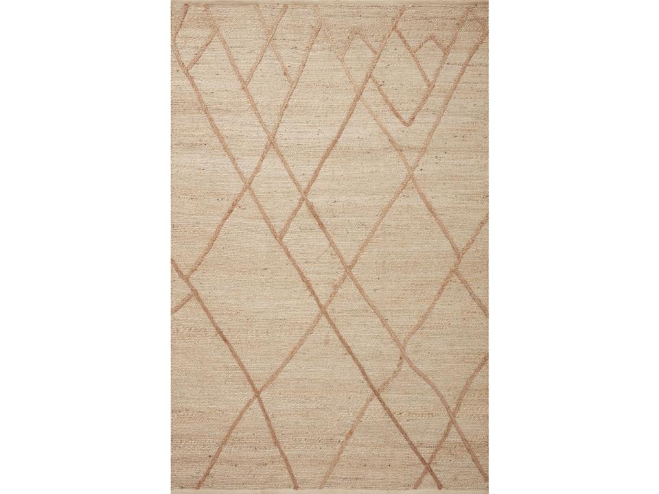Bodhi Geometric Hand-Woven Jute Area Rug