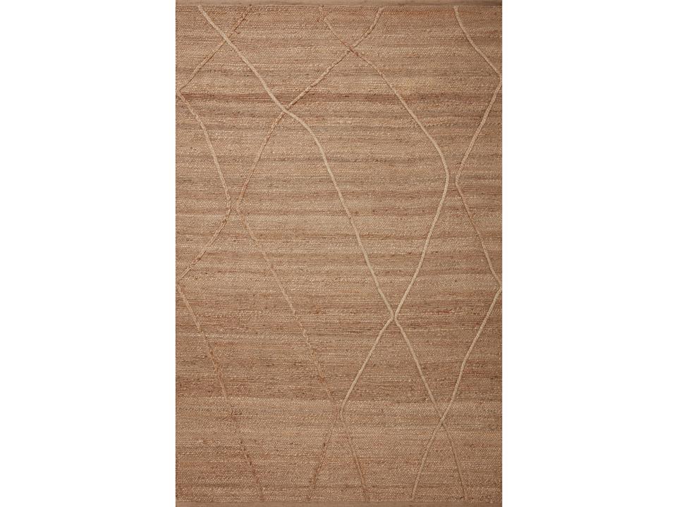 Bodhi Geometric Runner Area Rug Natural Natural