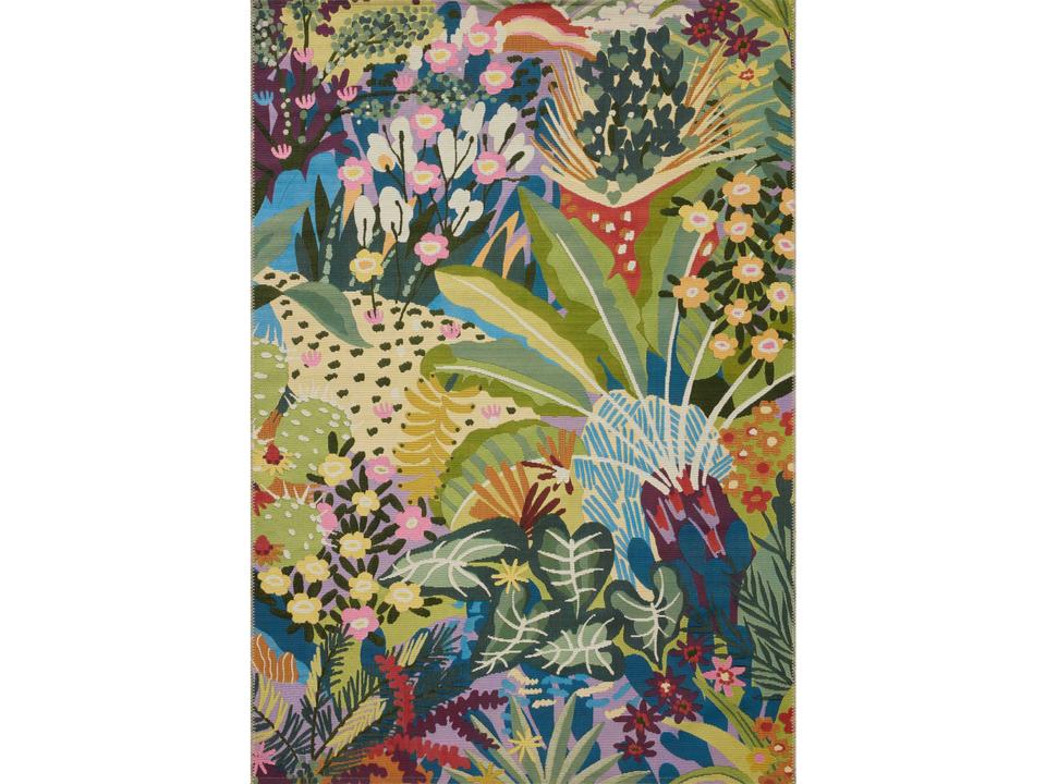 Botanical Floral Runner Area Rug