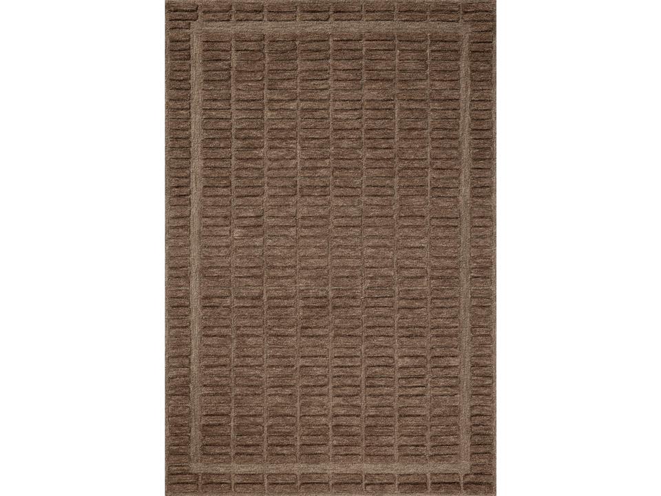 Bradley 6 Hand-Tufted Wool Area Rug Cocoa High-Low Pile