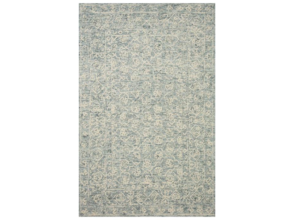 Loloi Cecelia Hand-Tufted Wool Area Rug in Ocean Ivory