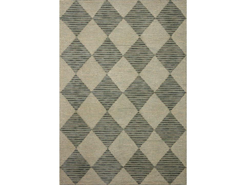 Chris Loves Julia Francis Geometric Wool Runner Rug Spa Granite