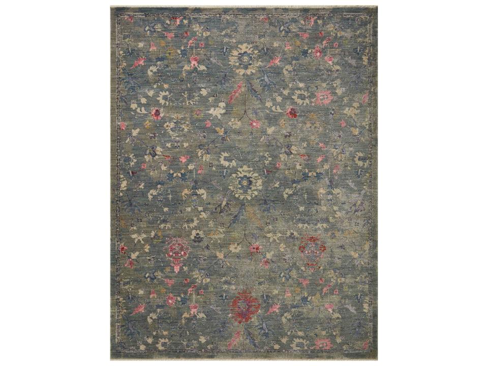 Giada 11'6" x 15'6" Power Loomed Area Rug in Lagoon Multi