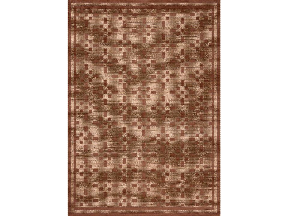 Chris Loves Julia Judy Bordered Handwoven Jute and Cotton Runner Area Rug