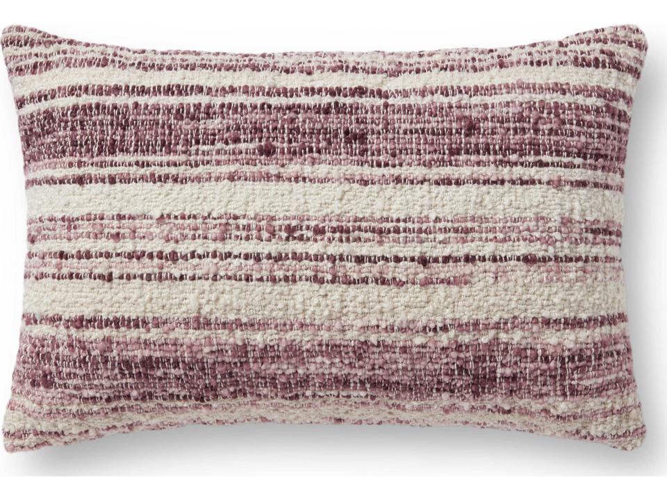 Burgundy / Ivory 12" x 21" Chris Loves Julia Pillow