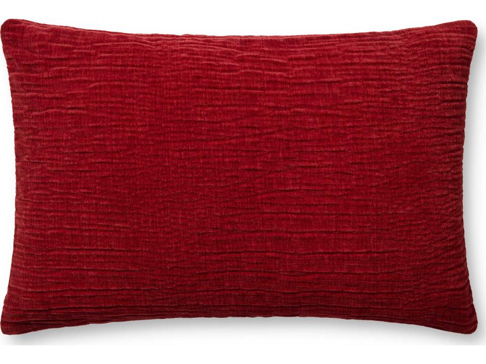Red 13" x 21" Pillow Cover