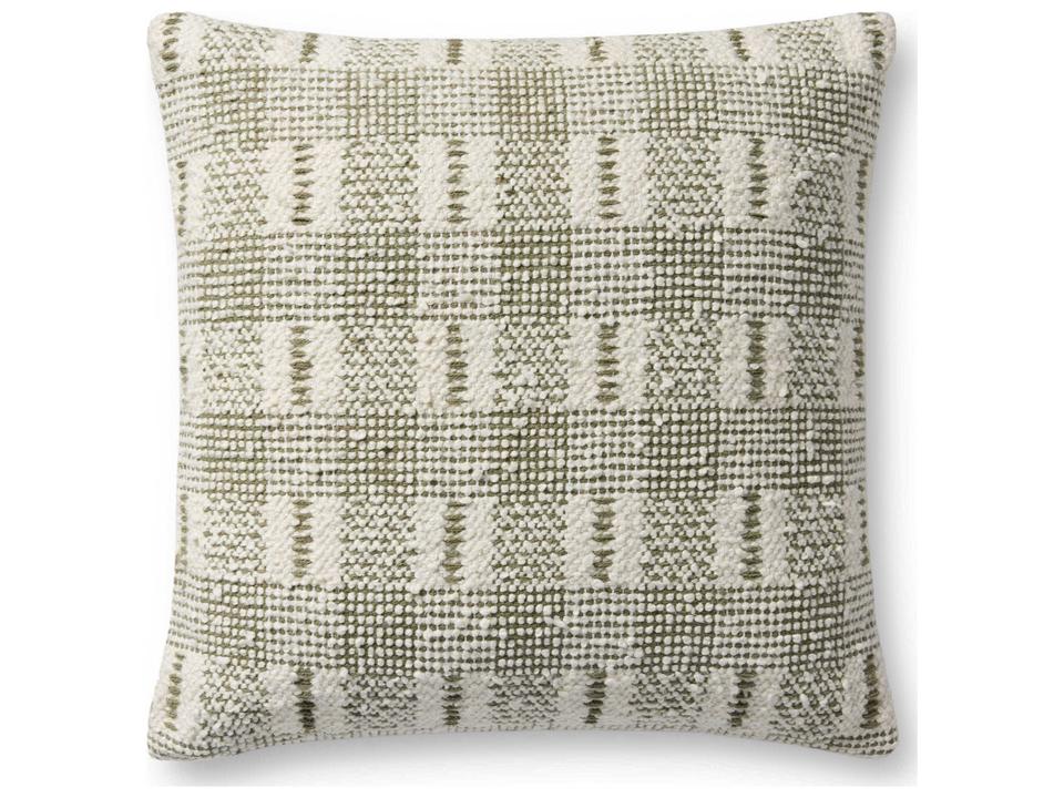 Ivory Green 18" x 18" Pillow