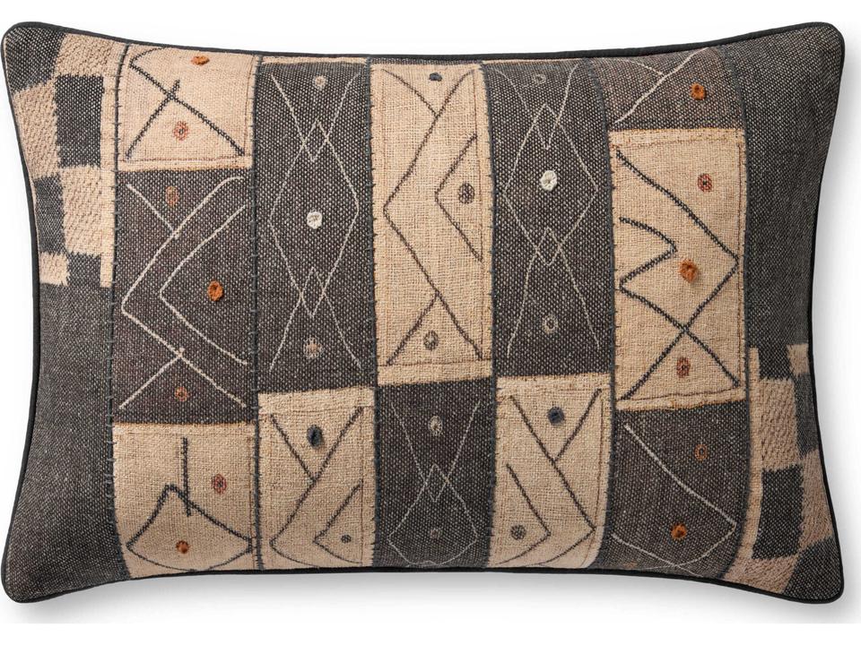Multicolored 26" x 16" Pillow