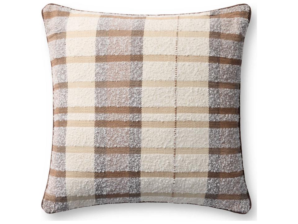 Brown Multicolored 20" x 20" Pillow