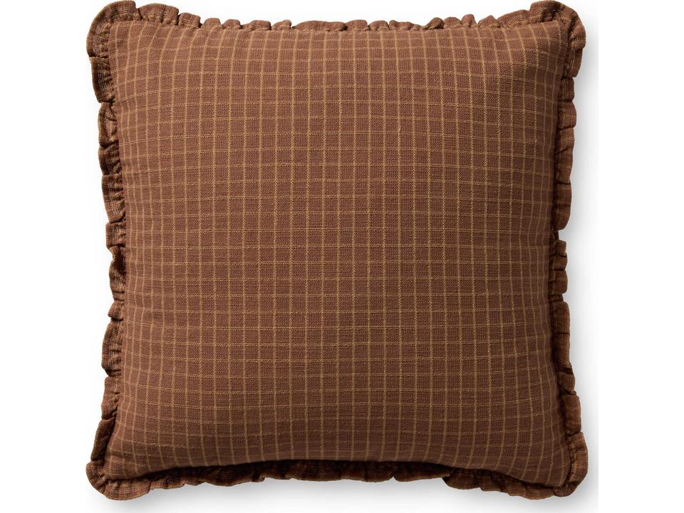 Chris Loves Julia Dinah Chestnut Pillow