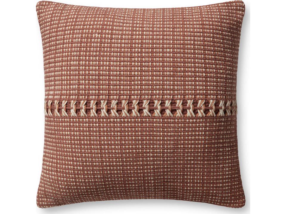 Chris Loves Julia Harvey Rust Multi Pillow
